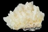 Fluorescent Calcite Crystal Cluster on Barite - Morocco #141015-1
